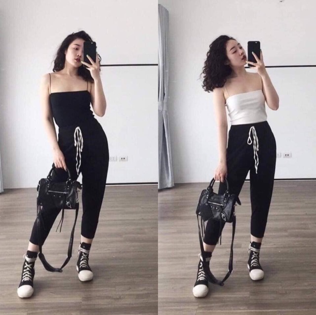 Áo 2 Dây Sợi Bún Siêu Hót