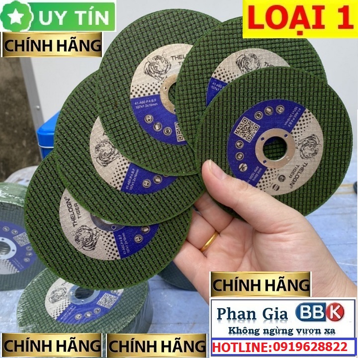 Đá cắt - lưỡi cắt sắt - inox chất lượng cao 107mm tiger