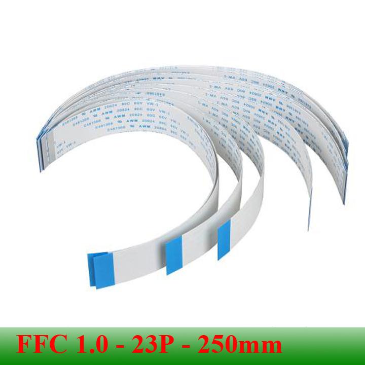 Cable FFC 1.0mm 23 pin dài 250mm AWM 20264