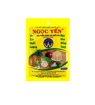 10 gói muối sấy Ngọc Yến 100g