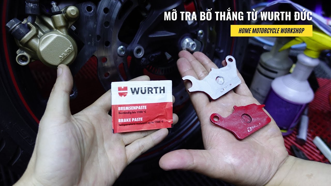 Mỡ Bò Tra Má Phanh Wurth Brake Paste Gói 5.5g