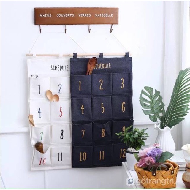 Túi vải treo tường