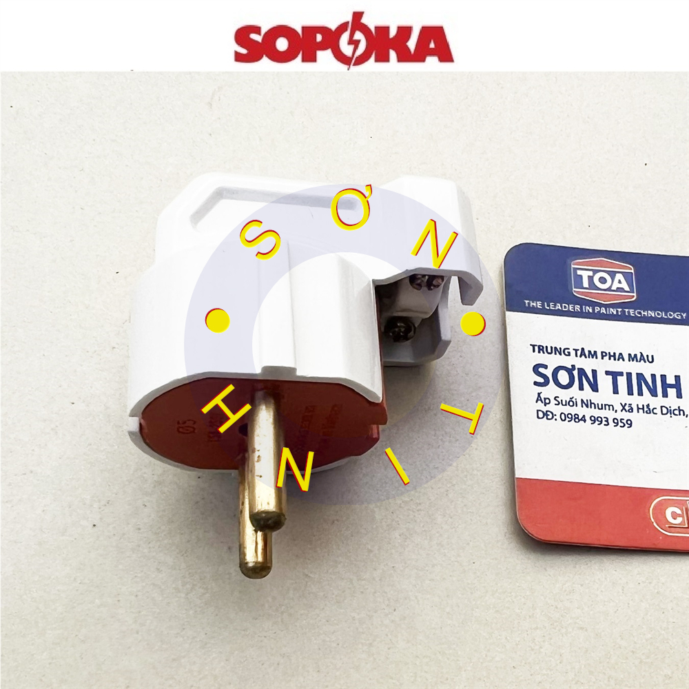 Phích cắm siêu chịu tải dây gập 3000w sopoka p3000w-g1