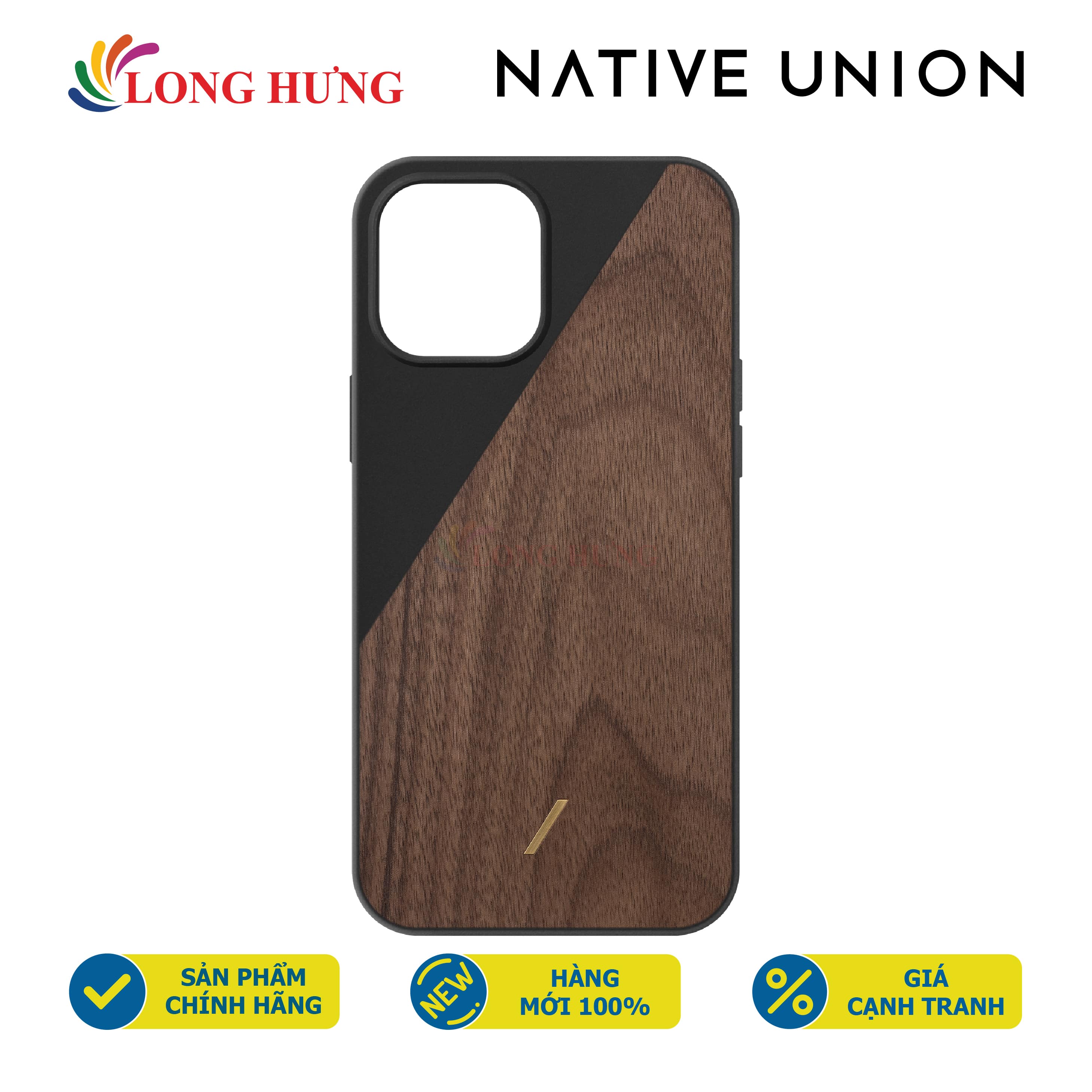 Ốp lưng vân gỗ Native Union Clic Wooden iPhone 12/12 Pro/12 Pro Max - Hàng chính hãng - Chất liệu gỗ cao cấp Bảo vệ hiệu quả cho Smartphone Dành cho Model iPhone 12 Series