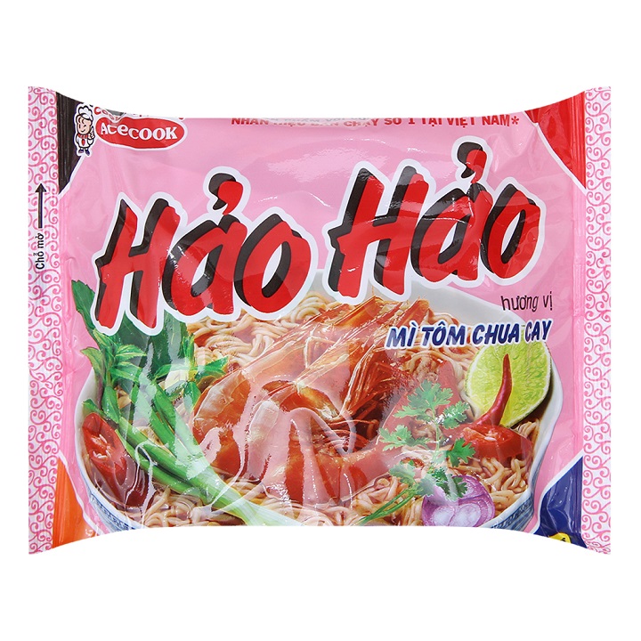 Thùng 30 Gói Hảo Hảo Tôm Chua Cay