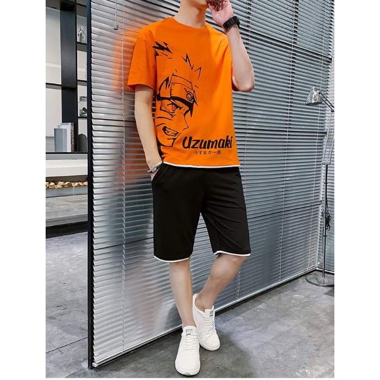 [HCM]Sét đồ thể thao nam nhiều màu lựa chọn in Hình mặt GOKU