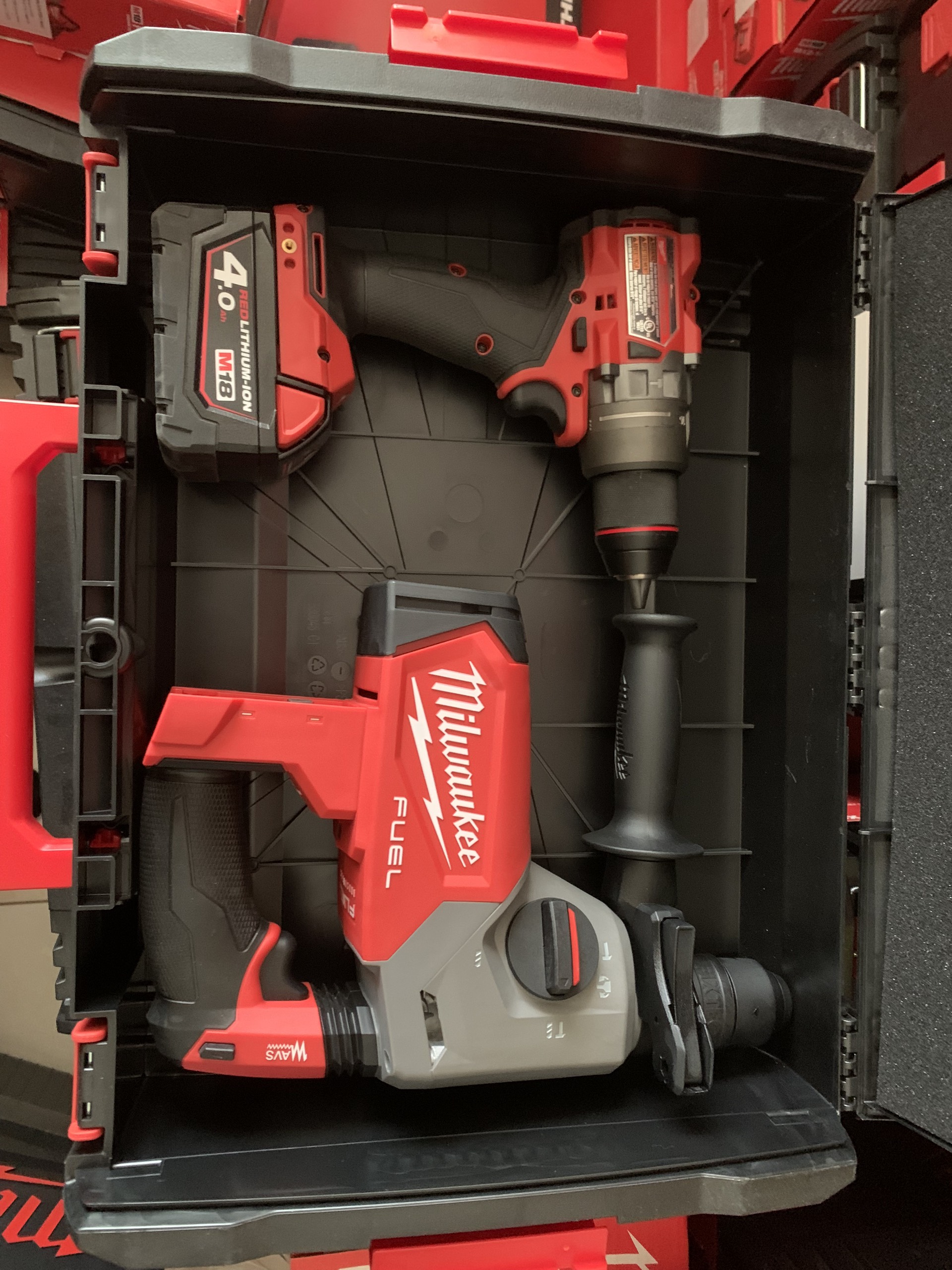 Thùng đựng máy Milwaukee chính hãng