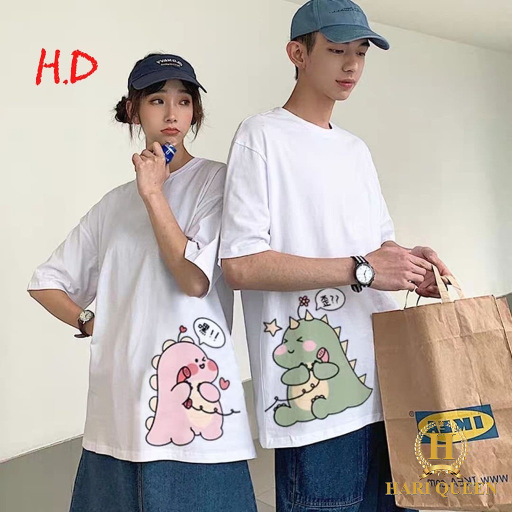 Áo phông đôi khủng long gọi điện HDA0420