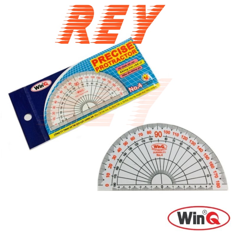 COMBO 10 cây thước đo độ dẻo trong suốt No.4 WinQ
