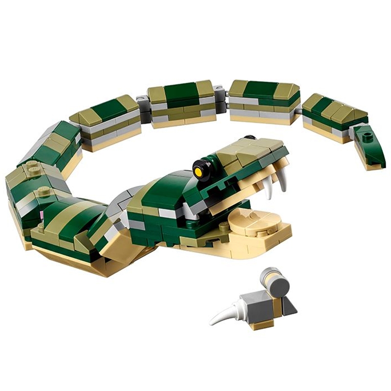 Đồ Chơi Lắp Ráp LEGO Creator 3 In 1 31121 - Crocodile (454 Mảnh Ghép)