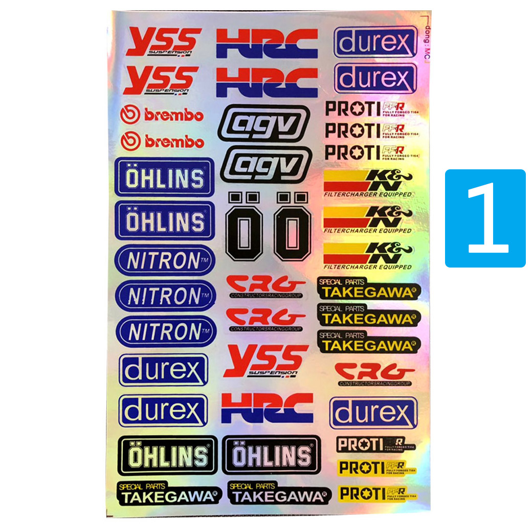 [HCM]Tem Dán Xe Máy Đề Can Logo [ Mẫu Số 1]