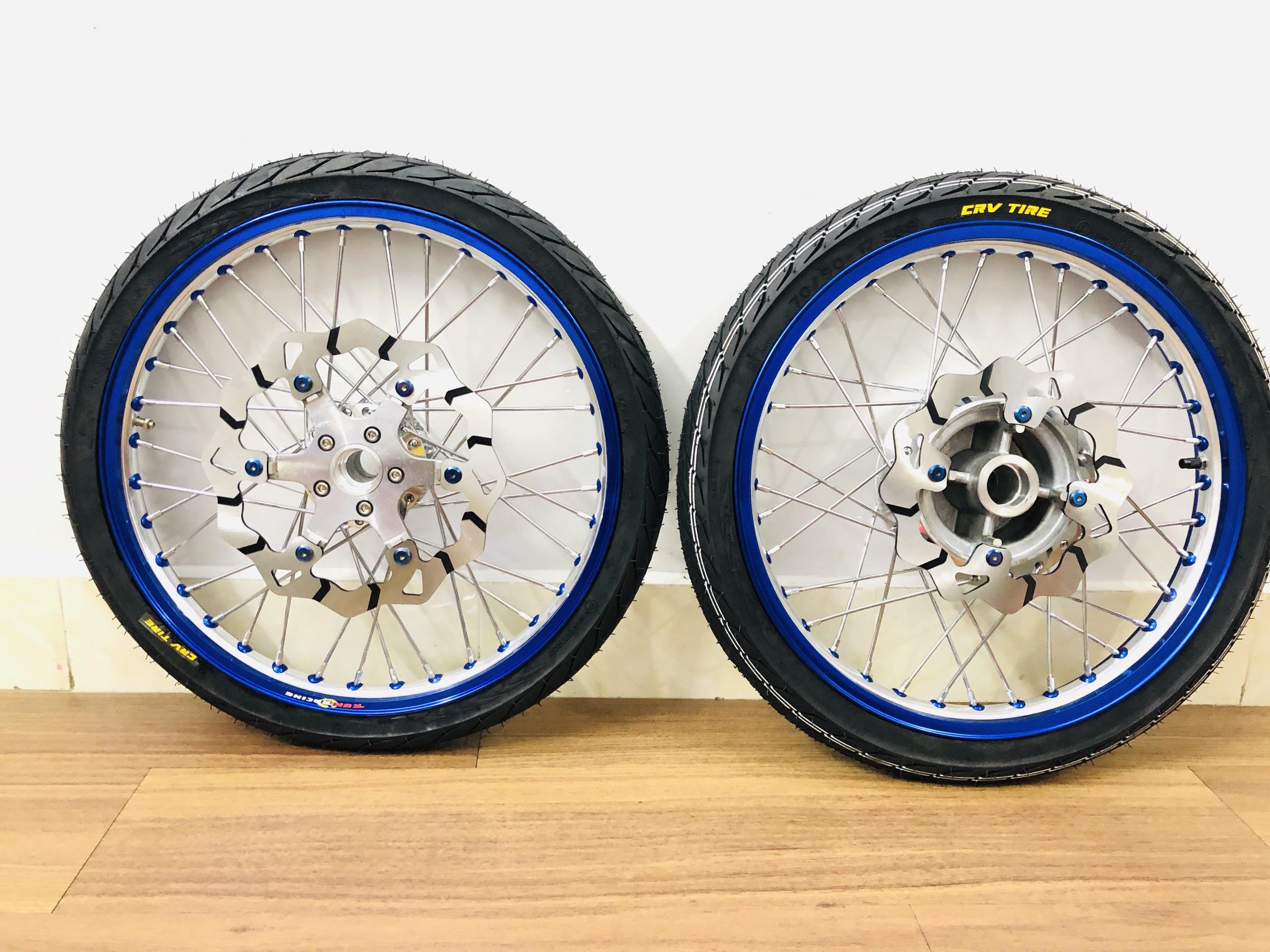 [Trả góp 0%] Bộ bánh căm xe RAIDER / SATRIA / SONIC / WINNER / EXCITER các đời (full system) trọn bộ lắp ráp sẵn khi giao tới khách hàng