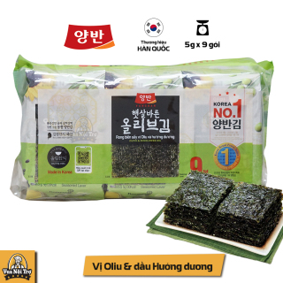 9 gói Rong biển sấy vị oliu và hướng dương Dongwon 5g gói thumbnail