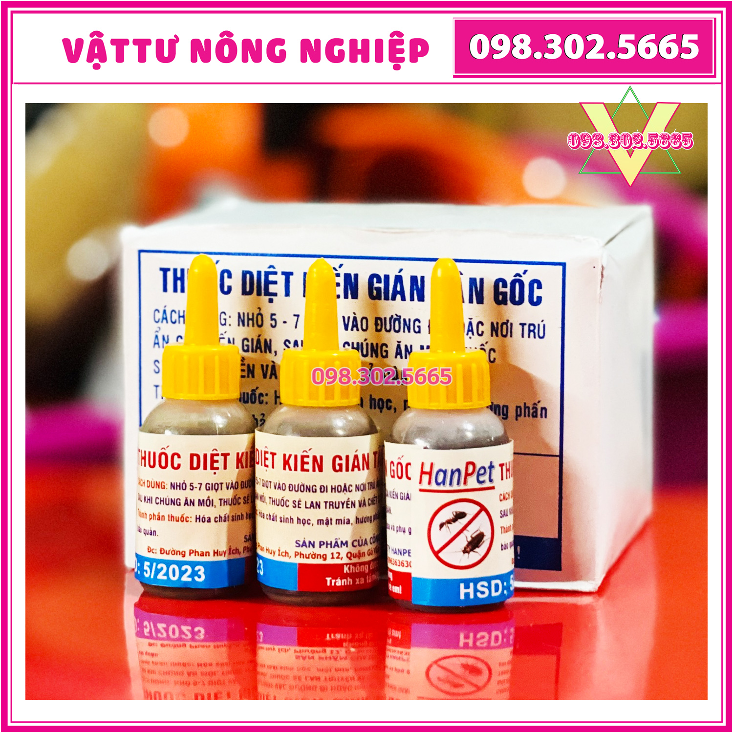 Thuốc diệt kiến gián sinh học - Dung dịch diệt kiến tận gốc