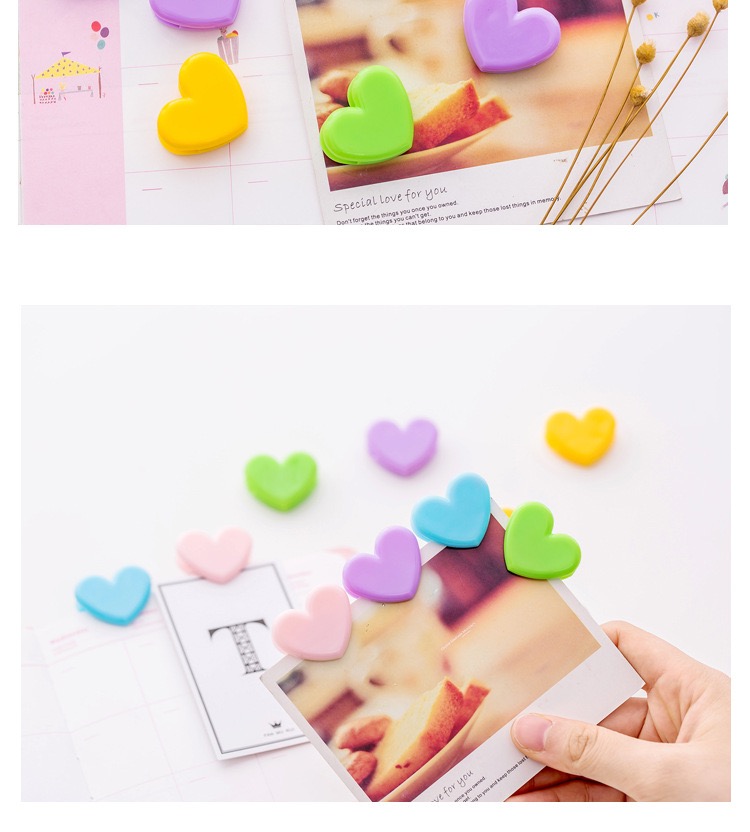 Kẹp Giấy Hình Trái Tim Siêu Cute (2.5x1.2cm)