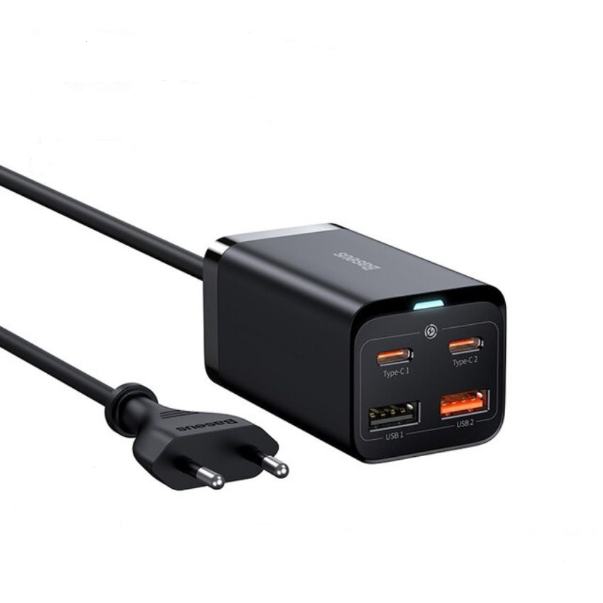 Bộ sạc Baseus GaN3 Pro 100W Desktop Fast Charger 2U+2C US- hàng chính hãng