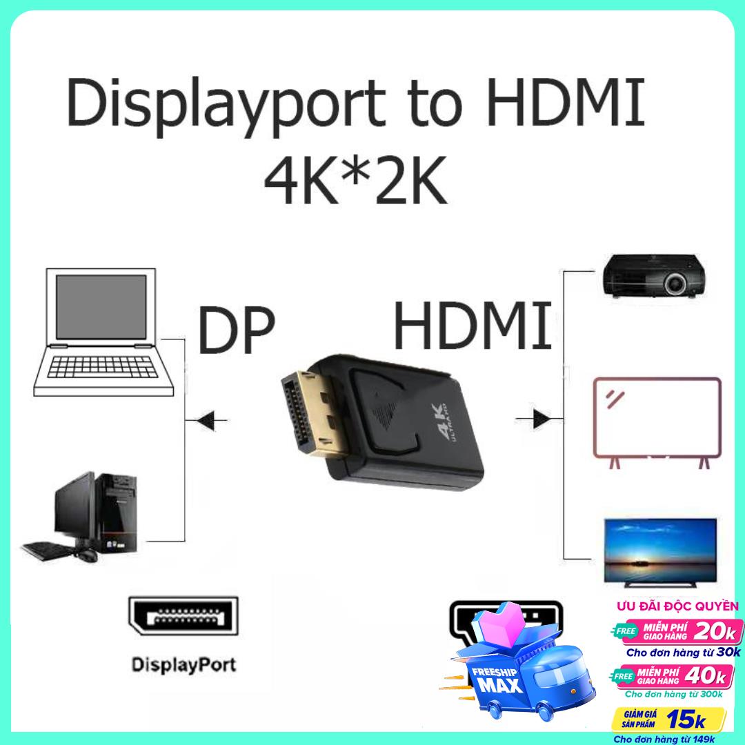 Adapter Displayport To HDMI 4K (4096x2160)