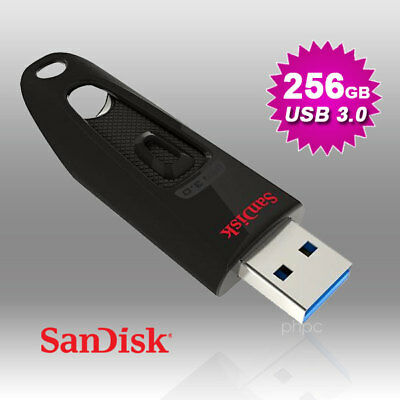 [HCM]USB 3.0 SanDisk Ultra CZ48 256GB 100MB/s (Đen)