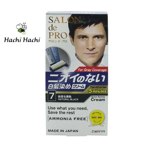 Thuốc nhuộm tóc bạc không mùi dành cho nam Salon de Pro MCa7 - Hachi Hachi Japan Shop