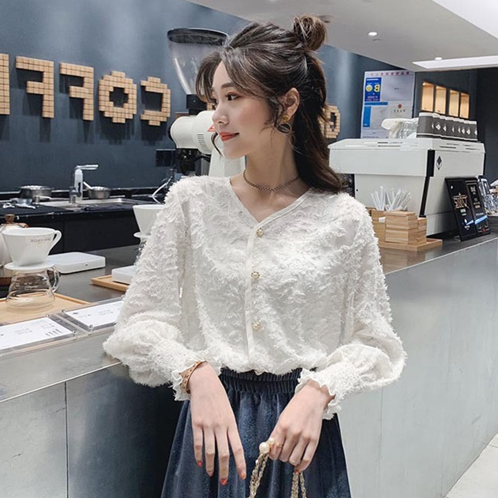 Áo Kiểu Voan Tơ Kiểu Dáng Hàn