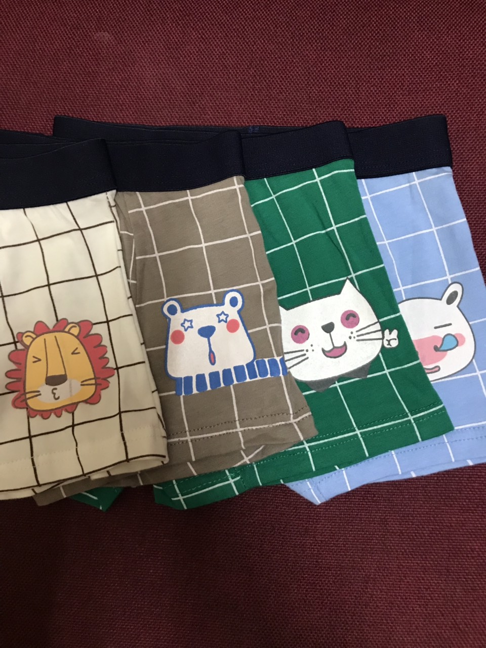 [HCM]set 8 quần sịp bé trai cao cấp đủ size 7-45kg