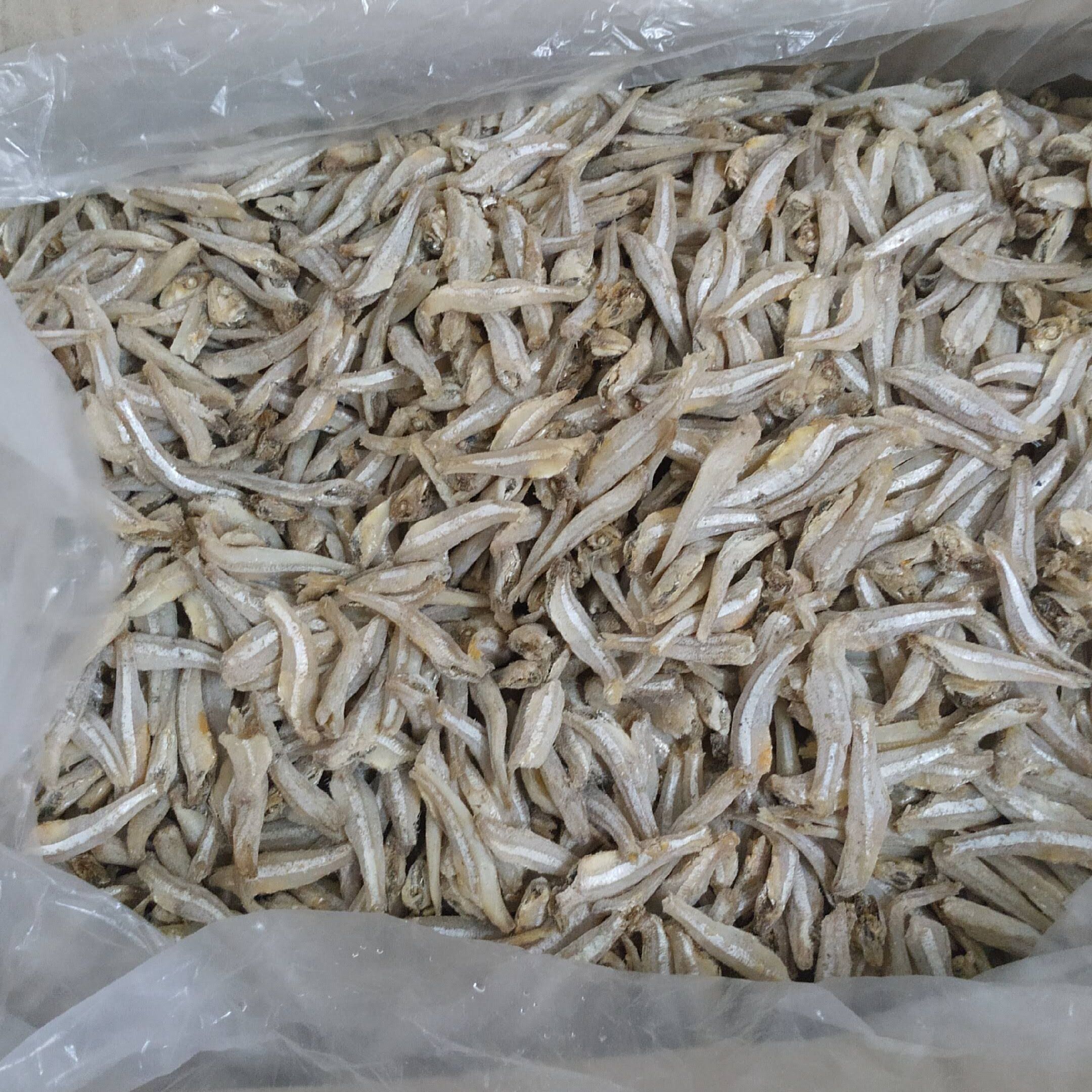 500g Cá cơm khô không đầu chế biến thủ công