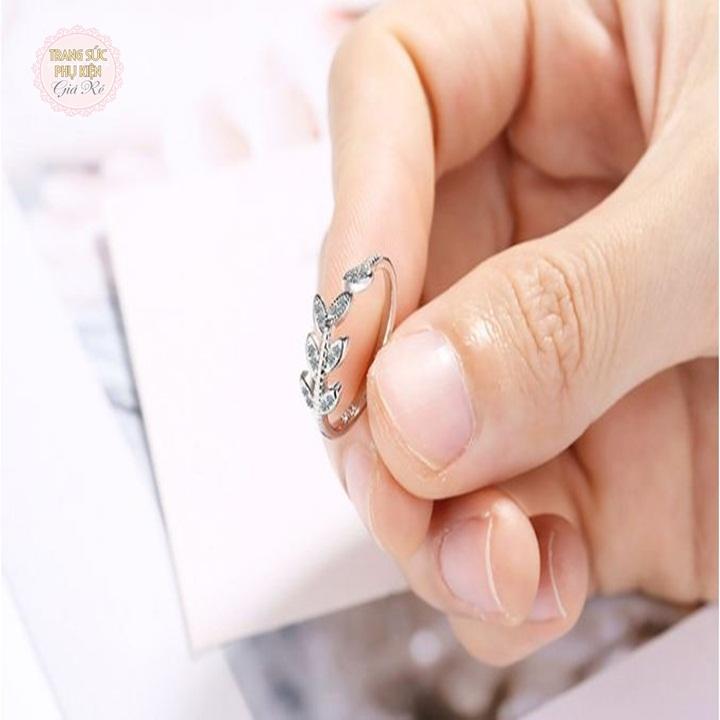 [HCM]Nhẫn nữ thời trang stye hàn mới hình chiếc lá N41