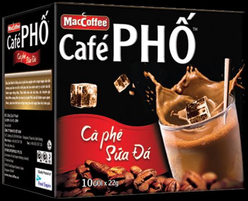 Hộp Cà Phê Sữa Đá - Cà Phê Phố 10 Gói X 24gr