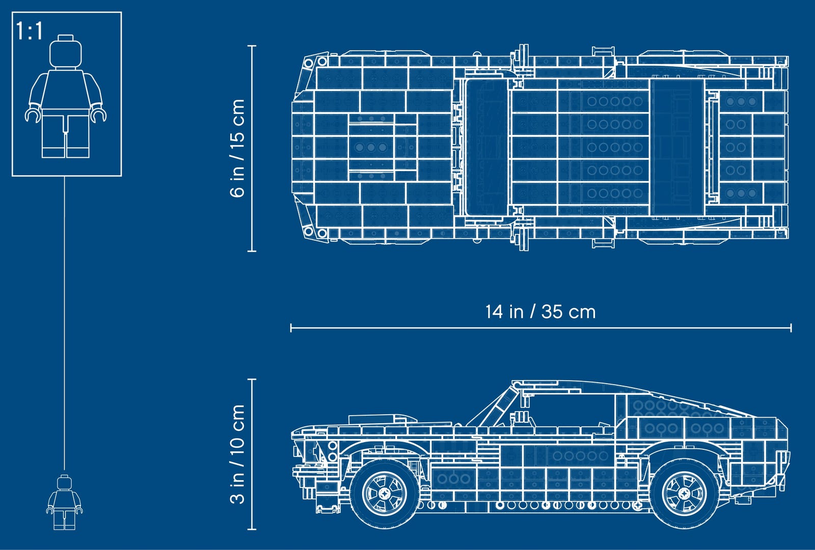 [HAPPY BRICKS] LEGO  CREATOR EXPERT - 10265 - FORD MUSTANG