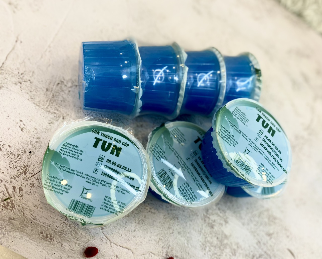 CỒN THẠCH CAO CẤP TVN LỐC 4 LY & THÙNG 60LY