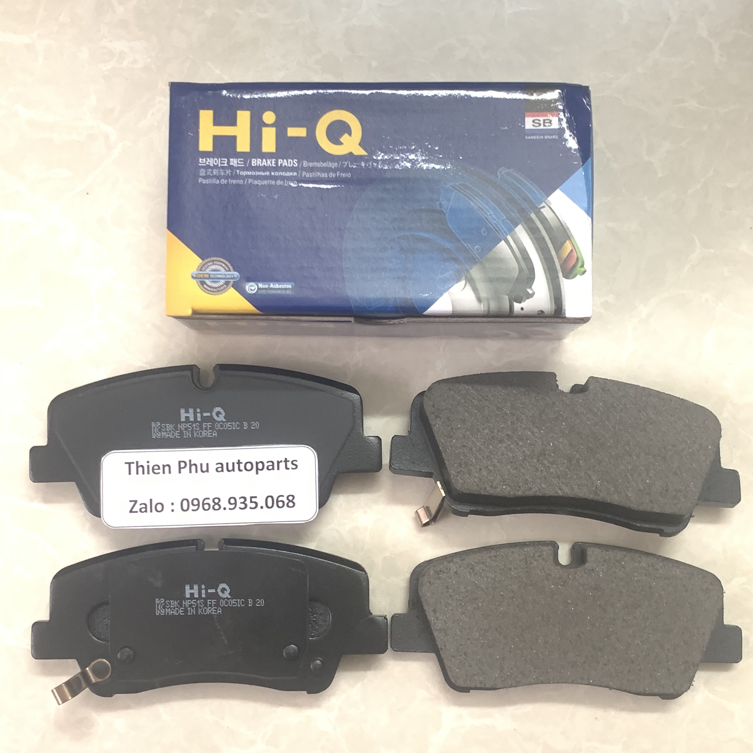 Bố thắng / má phanh solati sau h350