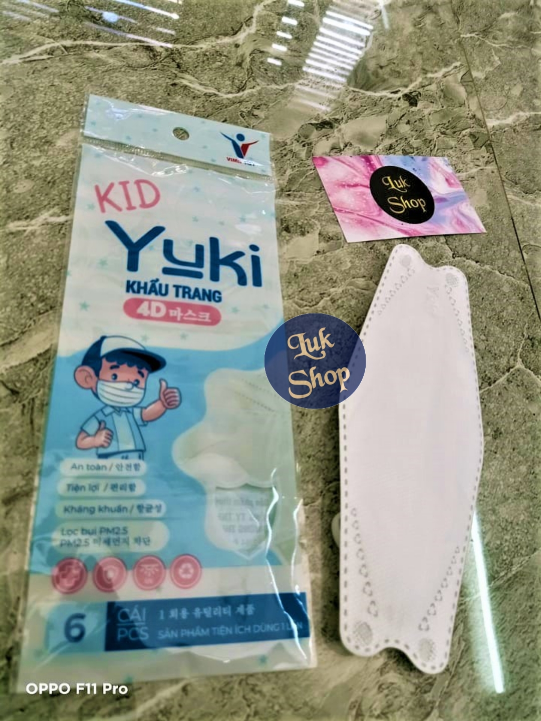 [HCM]Khẩu Trang Kháng Khuẩn 4D Yoki Cho Trẻ Em (6 cái/túi) (từ 4 tuổi trở lên)
