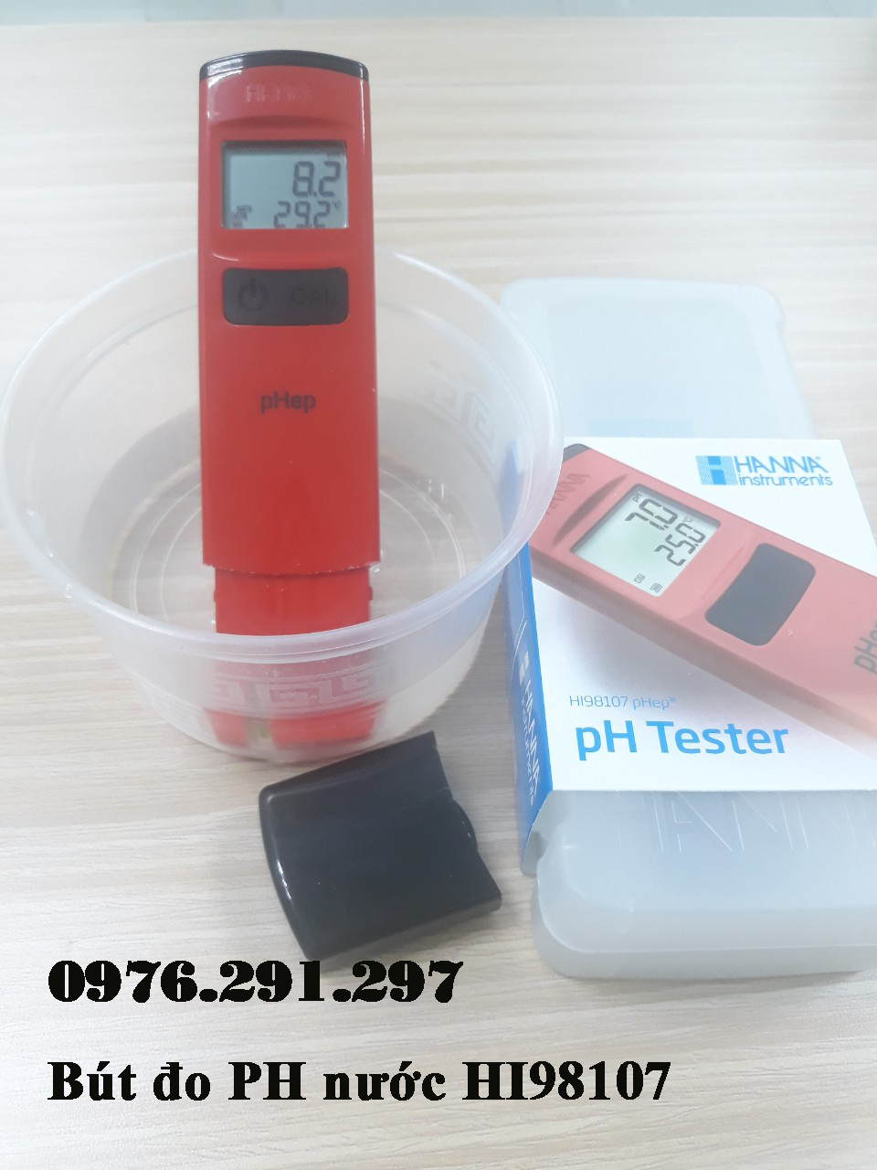 [HCM]Bút đo PH Hanna - Máy đo PH HI98107