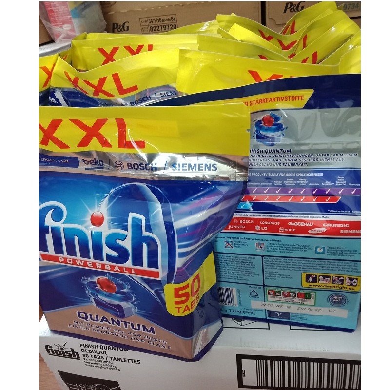 Viên Rửa Bát Finish Quantum hàng Đức
