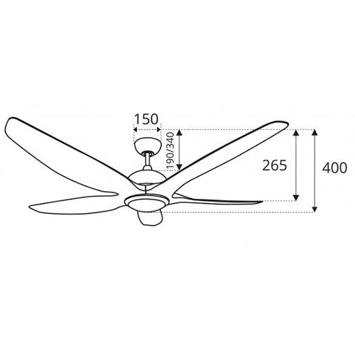 QUẠT TRẦN DC ĐÈN LED SINWA TC29 (Hàng chính hãng)