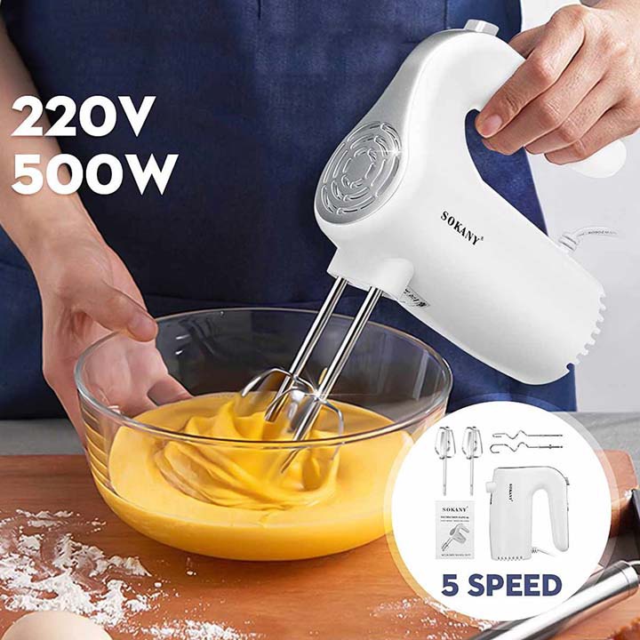 Top 12 máy đánh trứng, máy đánh trứng cầm tay mini tốt, máy đánh trứng, trộn bột sokany 500w đa năng, thiết kế nhỏ gọn, đánh trứng, đánh kem, nhào bột, tạo bọt cà phê, lỗi 1 đổi 1
