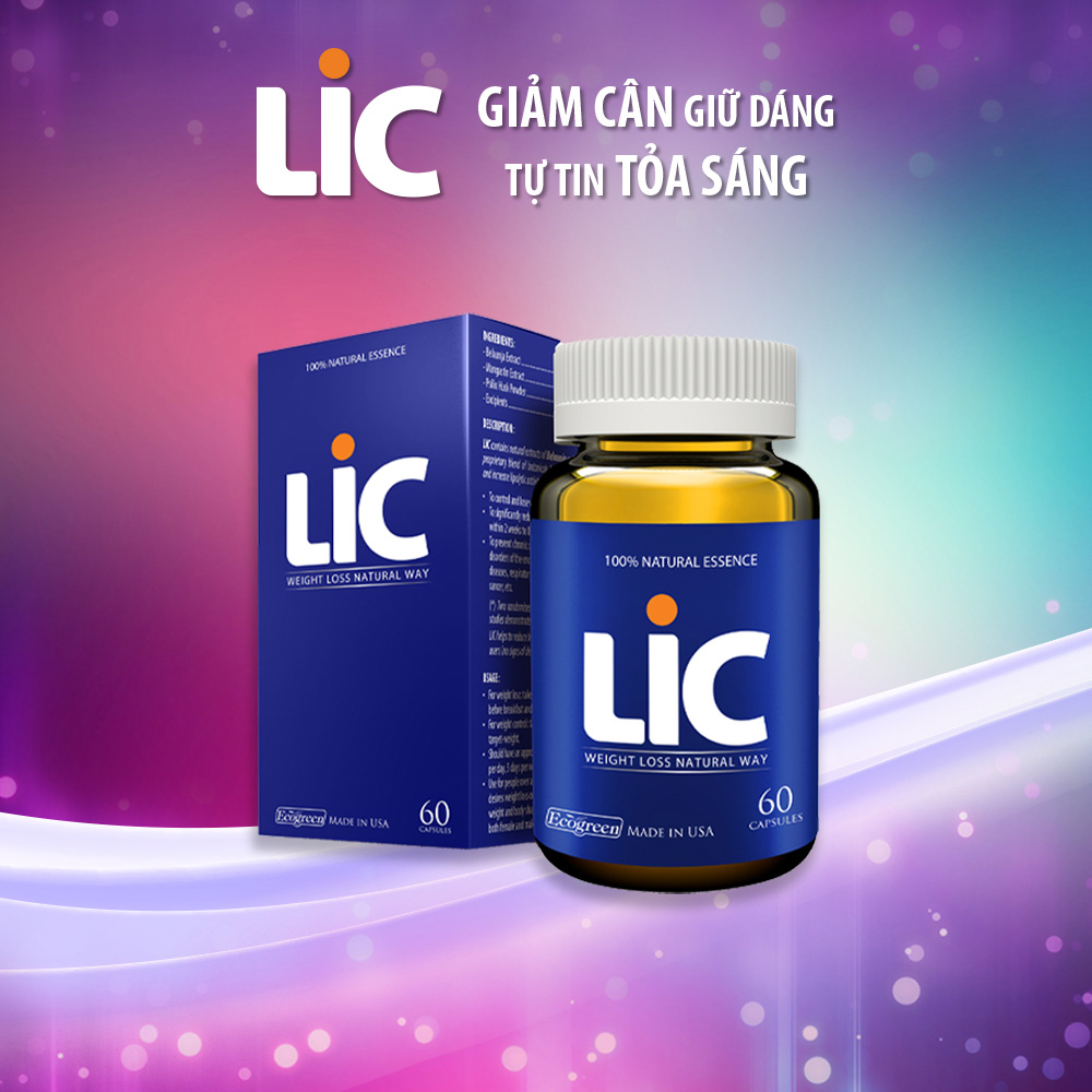 Viên uống LIC giảm cân an toàn (60 viên)