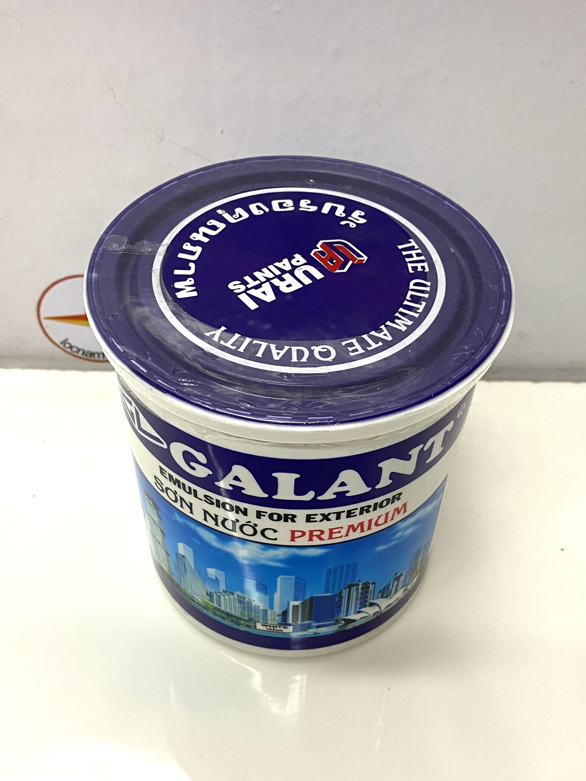 Sơn chỉ, sơn nước ngoại thất Galant màu trắng 800ML