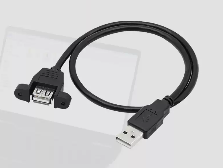 Dây Cáp USB Đực Sang USB Cái Bắt Vít (Không Kèm Ốc)