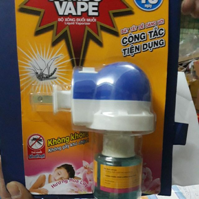 Bộ xông tinh dầu đuổi muỗi Jumbo