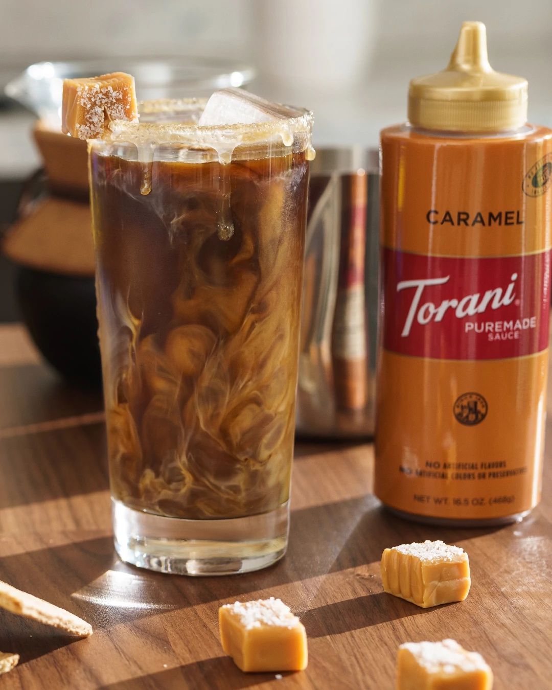Torani Puremade Sốt Đường Caramel Sauce Mỹ