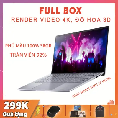 [Trả góp 0%] (MỚI 100%) Asus Zenbook 14 Q408UG, Lập Trình Đồ Họa Siêu Mạnh, Chip 12 Luồng, Card Rời, Ryzen R5-5500U, RAM 8G, SSD 256G, VGA NVIDIA MX450-2G, Màn 14 FullHD IPS, 90% sRGB