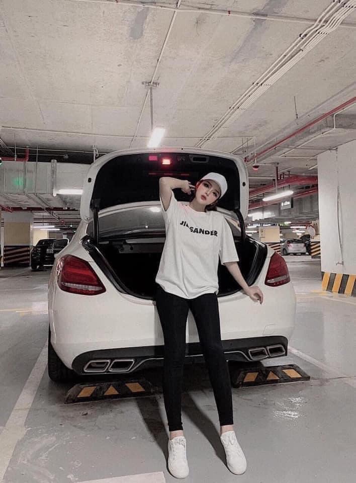 Quần Legging Dài Cuộn Tím Siêu Hot Co Giãn 4 Chiều Chất Vải Thun