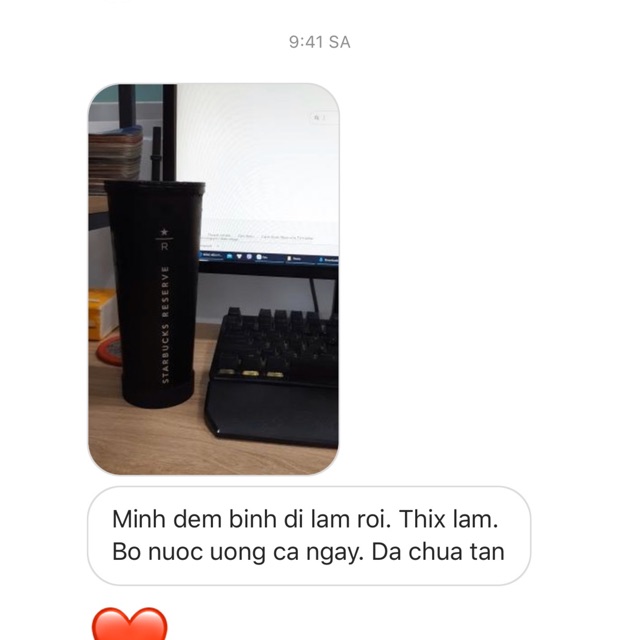 Ly giữ nhiệt Starbucks Reserve size venti 590ml