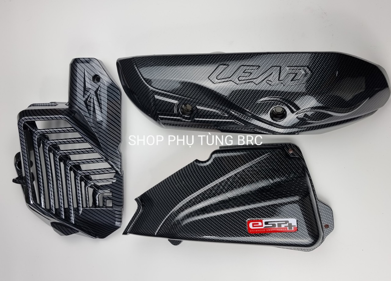 [ Cacbon ] Phụ kiện 3 món ốp cacbon  trang trí xe LEAD 2022 ( A/E chọn món cần mua trên đơn hàng)
