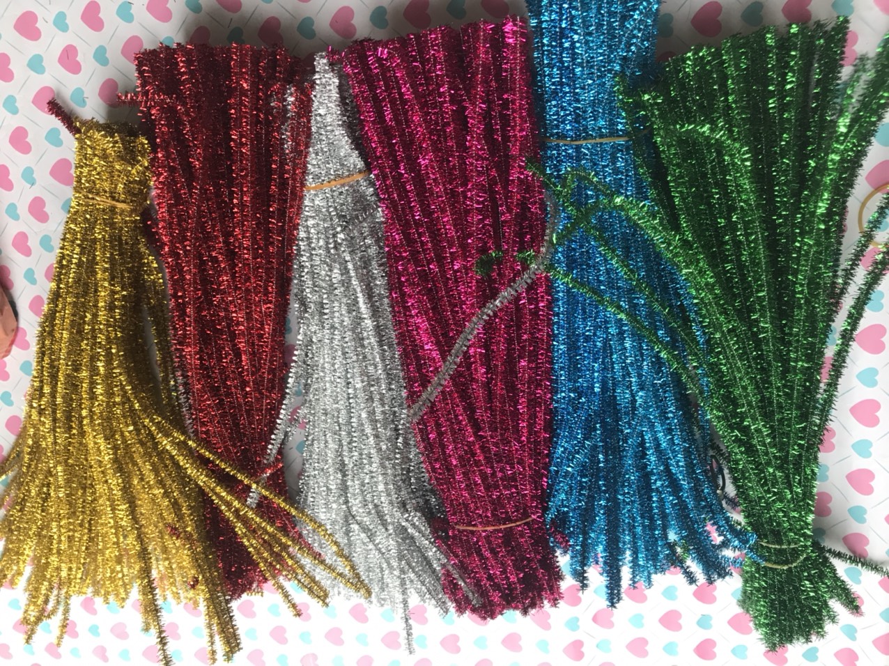 Bộ 100 dây kẽm xù kẽm làm handmade