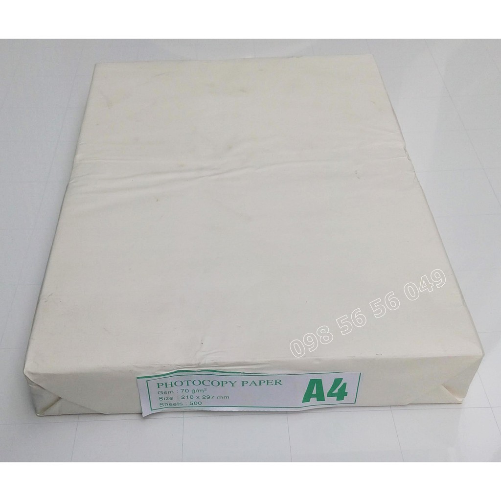 Giấy Bãi Bằng Vàng A4 ( Thích hợp in nháp, in phiếu bán hàng ...)