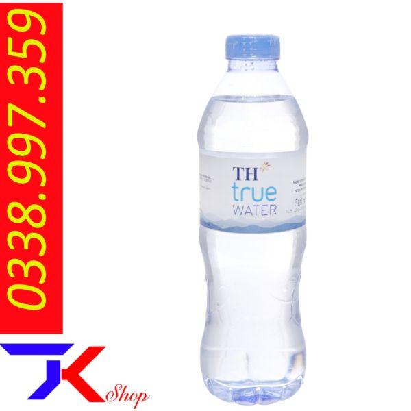 Thùng 24 chai nước tinh khiết TH True Water 500ml
