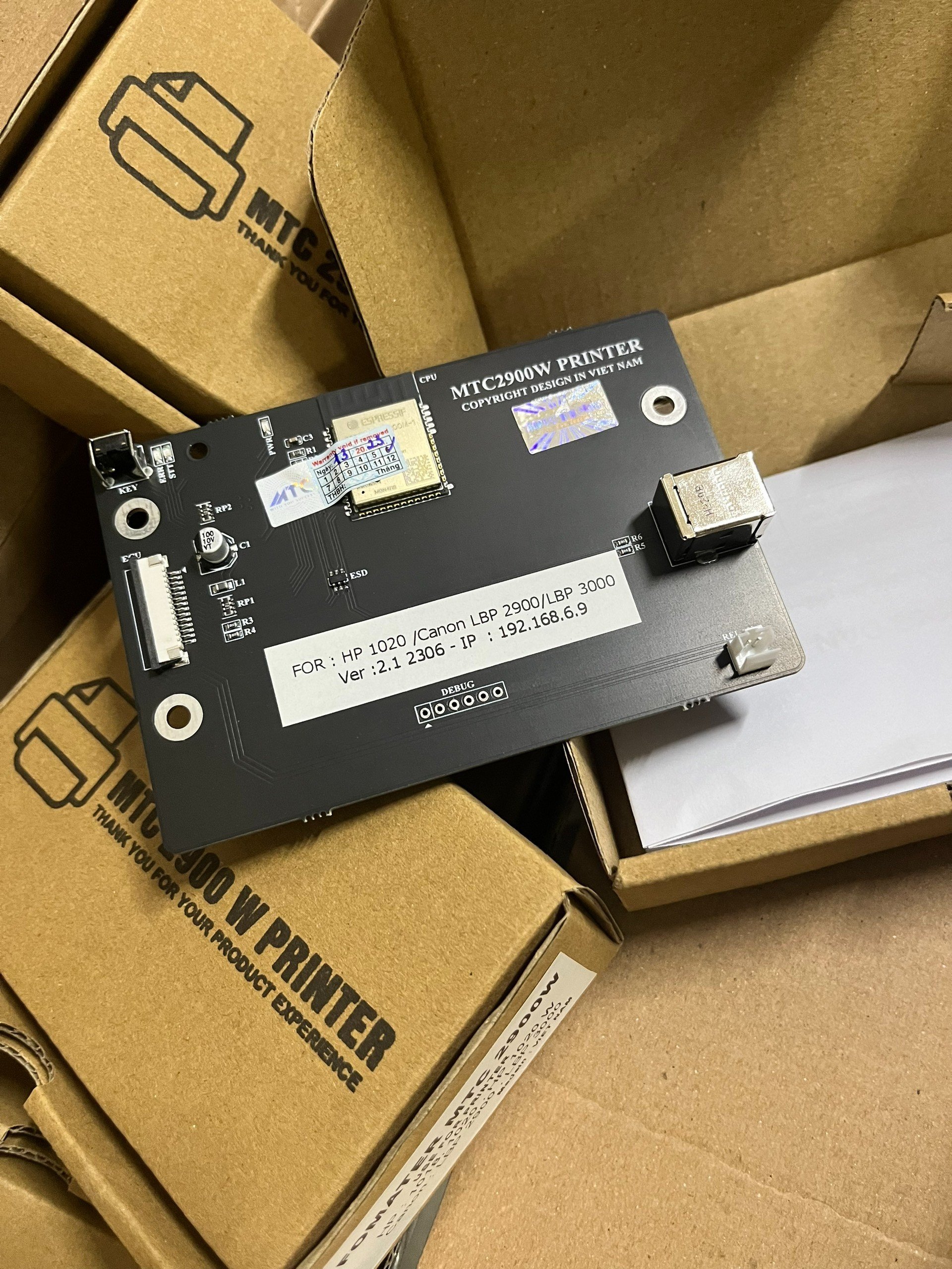 Card máy in canon 2900 wifi  đời mới  ( Có kết nối wifi )