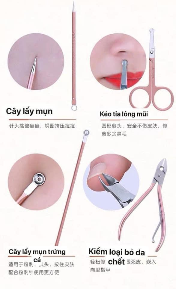 Bộ kiềm chăm sóc móng 18 món